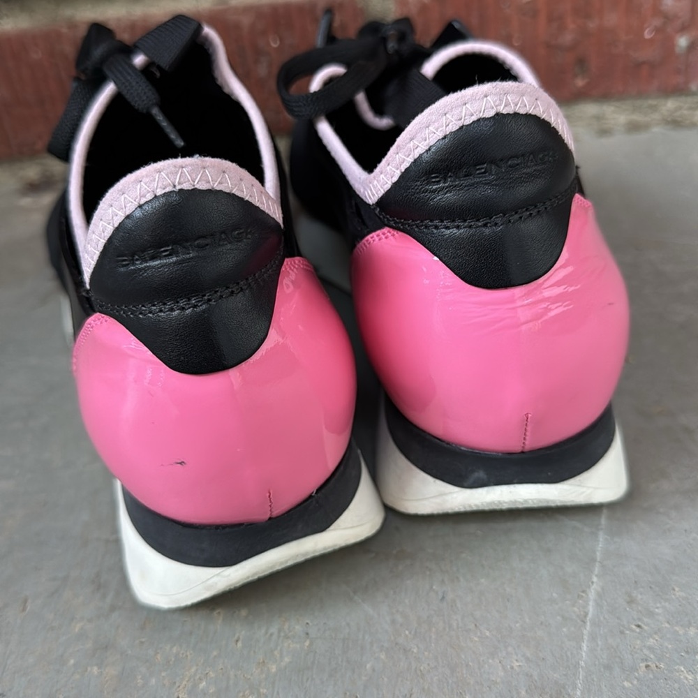 Balenciaga Neoprene/ Leather Tess S Gomma Sneakers - Picture 3 of 9